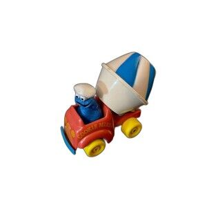 Vintage Playskool Muppets Cookie Monster Mixer Toy